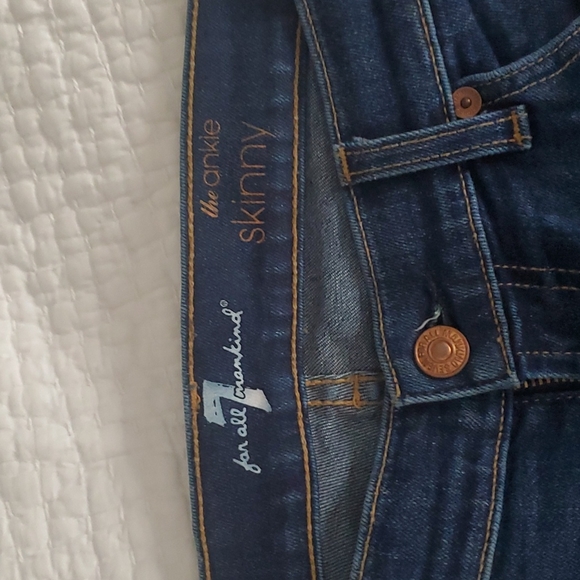 7 for all Mankind Ankle Skinny Jeans 30 - Picture 5 of 7